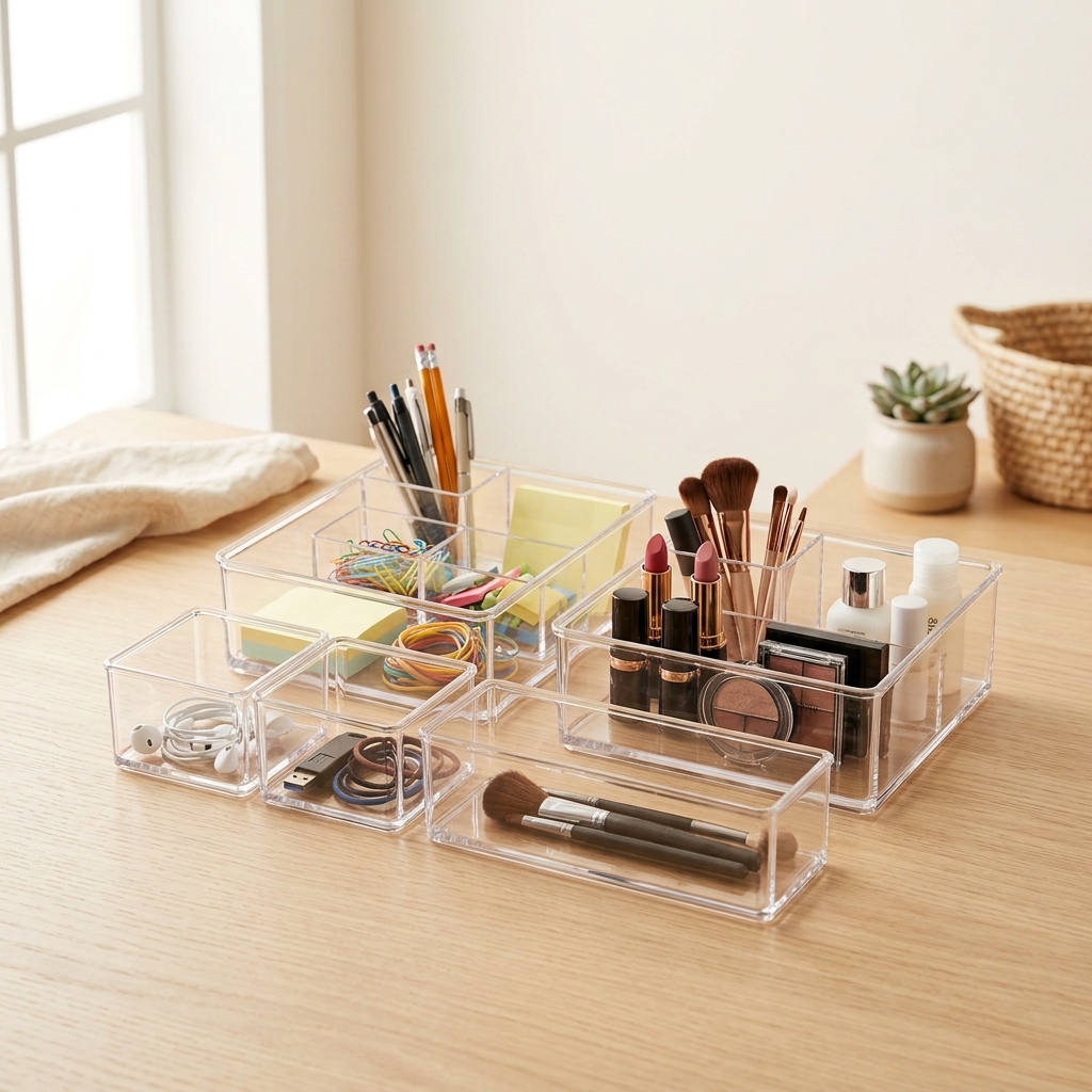 Acrylic Drawer Organizer Set